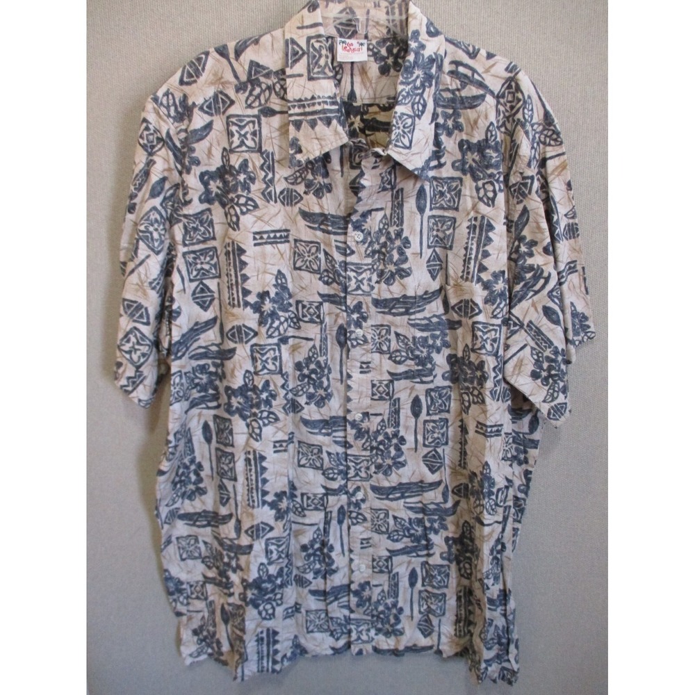 90's Go Barefoot Reverse Print Aloha Shirt Size 5X